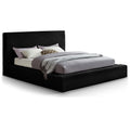  Color_Black  Size_Full  -- Meridian Dexter Upholstered Platform Bed IMAGE 1