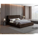  Color_Brown  Size_King  -- Dexter Brown Corduroy Fabric Upholstered King Bed IMAGE 2