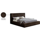  Color_Brown  Size_Queen  -- Dexter Brown Corduroy Fabric Upholstered Queen Bed IMAGE 8