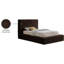  Color_Brown  Size_Twin  -- Dexter Brown Corduroy Fabric Upholstered Twin Bed IMAGE 8