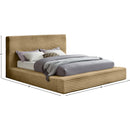  Color_Camel  Size_Full  -- Dexter Camel Corduroy Fabric Upholstered Full Bed IMAGE 7