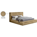  Color_Camel  Size_Full  -- Dexter Camel Corduroy Fabric Upholstered Full Bed IMAGE 8