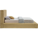  Color_Camel  Size_Twin  -- Dexter Camel Corduroy Fabric Upholstered Twin Bed IMAGE 4