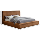  Color_Saddle  Size_Full  -- Dexter Saddle Corduroy Fabric Upholstered Full Bed IMAGE 7