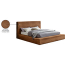  Color_Saddle  Size_King  -- Dexter Saddle Corduroy Fabric Upholstered King Bed IMAGE 8