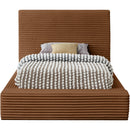  Color_Saddle  Size_Twin  -- Dexter Saddle Corduroy Fabric Upholstered Twin Bed IMAGE 3