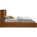  Color_Saddle  Size_Twin  -- Dexter Saddle Corduroy Fabric Upholstered Twin Bed IMAGE 4