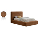  Color_Saddle  Size_Twin  -- Dexter Saddle Corduroy Fabric Upholstered Twin Bed IMAGE 8