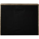 Color_Taupe  Size_Twin  -- Dexter Taupe Corduroy Fabric Upholstered Twin Bed IMAGE 5