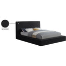 Meridian Dorian Black Velvet Full Bed IMAGE 8