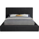  Color_Black  Size_King  --  Dorian Black Velvet Upholstered King Bed IMAGE 3
