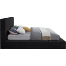  Color_Black  Size_King  --  Dorian Black Velvet Upholstered King Bed IMAGE 4