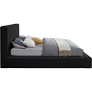 Meridian Dorian Black Velvet King Bed IMAGE 4