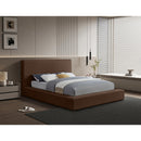  Color_Brown  Size_King  --  Dorian Brown Velvet Upholstered King Bed IMAGE 2