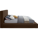  Color_Brown  Size_King  --  Dorian Brown Velvet Upholstered King Bed IMAGE 4