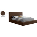 Meridian Dorian Brown Velvet King Bed IMAGE 8