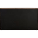 Meridian Dorian Brown Velvet Queen Bed IMAGE 5