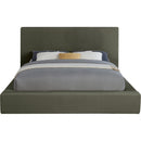 Meridian Dorian Green Velvet Full Bed IMAGE 3