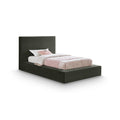  Color_Green Size_Twin -- Dorian Green Velvet Upholstered Twin Bed IMAGE 1