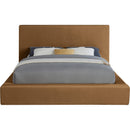  Color_Saddle  Size_Full  --  Dorian Saddle Velvet Upholstered Full Bed IMAGE 3