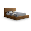 Meridian Dorian Saddle Velvet King Bed IMAGE 1