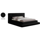 Color_Black  Size_King  -- Drew Black Corduroy Fabric Upholstered King Bed IMAGE 8