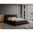  Color_Brown  Size_Full  -- Drew Brown Corduroy Fabric Upholstered Full Bed IMAGE 2