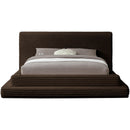  Color_Brown  Size_Full  -- Drew Brown Corduroy Fabric Upholstered Full Bed IMAGE 3