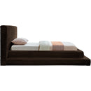 Meridian Drew Brown Corduroy Fabric Twin Bed (3 Boxes) IMAGE 4