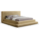  Color_Camel  Size_King  -- Drew Camel Corduroy Fabric Upholstered King Bed IMAGE 7