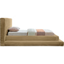  Color_Camel  Size_Twin  -- Drew Camel Corduroy Fabric Upholstered Twin Bed IMAGE 4
