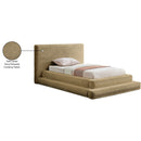  Color_Camel  Size_Twin  -- Drew Camel Corduroy Fabric Upholstered Twin Bed IMAGE 8