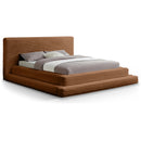  Color_Saddle  Size_Full  -- Drew Saddle Corduroy Fabric Upholstered Full Bed IMAGE 1