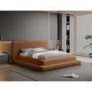  Color_Saddle  Size_Full  -- Drew Saddle Corduroy Fabric Upholstered Full Bed IMAGE 2