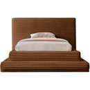 Meridian Drew Saddle Corduroy Fabric Twin Bed (3 Boxes) IMAGE 3
