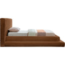  Color_Saddle  Size_Twin  -- Drew Saddle Corduroy Fabric Upholstered Twin Bed IMAGE 4