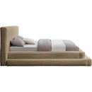  Color_Taupe  Size_Full  -- Drew Taupe Corduroy Fabric Upholstered Full Bed IMAGE 4