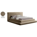  Color_Taupe  Size_Queen  -- Drew Taupe Corduroy Fabric Upholstered Queen Bed IMAGE 8