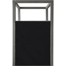 Meridian Emerson Grey Linen Textured Fabric Twin Bed (3 Boxes) IMAGE 6