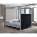  Color_Sky Blue  Size_Full  -- Emerson Sky Blue Linen Textured Fabric Upholstered Full Bed IMAGE 6