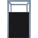  Color_Sky Blue  Size_Twin  -- Emerson Sky Blue Linen Textured Fabric Upholstered Twin Bed IMAGE 6