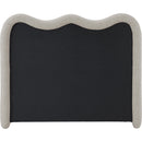  Color_Beige  Size_Queen  -- Gavin Beige Chenille Fabric Upholstered Queen Bed IMAGE 5