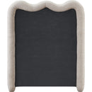  Color_Beige  Size_Twin  -- Gavin Beige Chenille Fabric Upholstered Twin Bed IMAGE 5