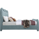  Color_Blue  Size_King  -- Gavin Blue Chenille Fabric Upholstered King Bed IMAGE 4