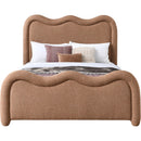  Color_Cognac  Size_Full  -- Gavin Cognac Chenille Fabric Upholstered Full Bed IMAGE 3