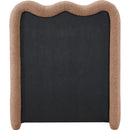 Meridian Gavin Cognac Chenille Fabric Twin Bed (3 Boxes) IMAGE 5