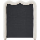 Meridian Gavin Cream Chenille Fabric Twin Bed (3 Boxes) IMAGE 5