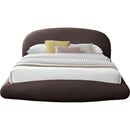 Meridian Genesis Brown Teddy Fabric King Bed (3 Boxes) IMAGE 3