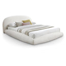 Meridian Genesis Cream Teddy Fabric King Bed (3 Boxes) IMAGE 1