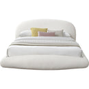 Meridian Genesis Cream Teddy Fabric King Bed (3 Boxes) IMAGE 3